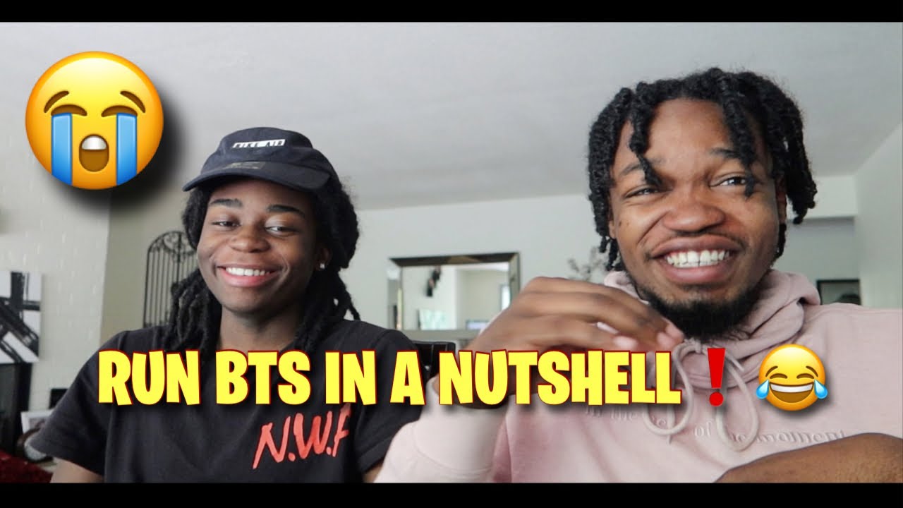 THIS IS SO FUNNY!! RUN BTS IN A NUTSHELL! (REACTION)
