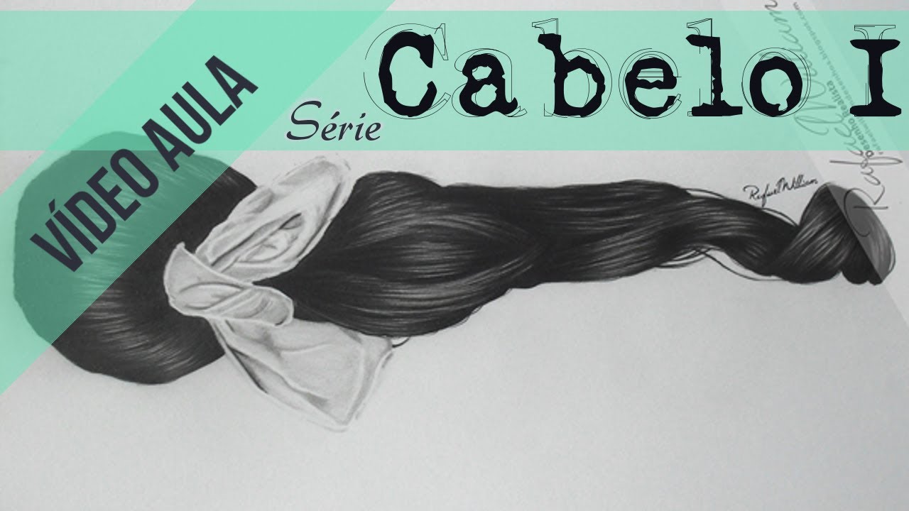 Como Desenhar Cabelo Castanho Escuro Hiper-realista - Parte 1
