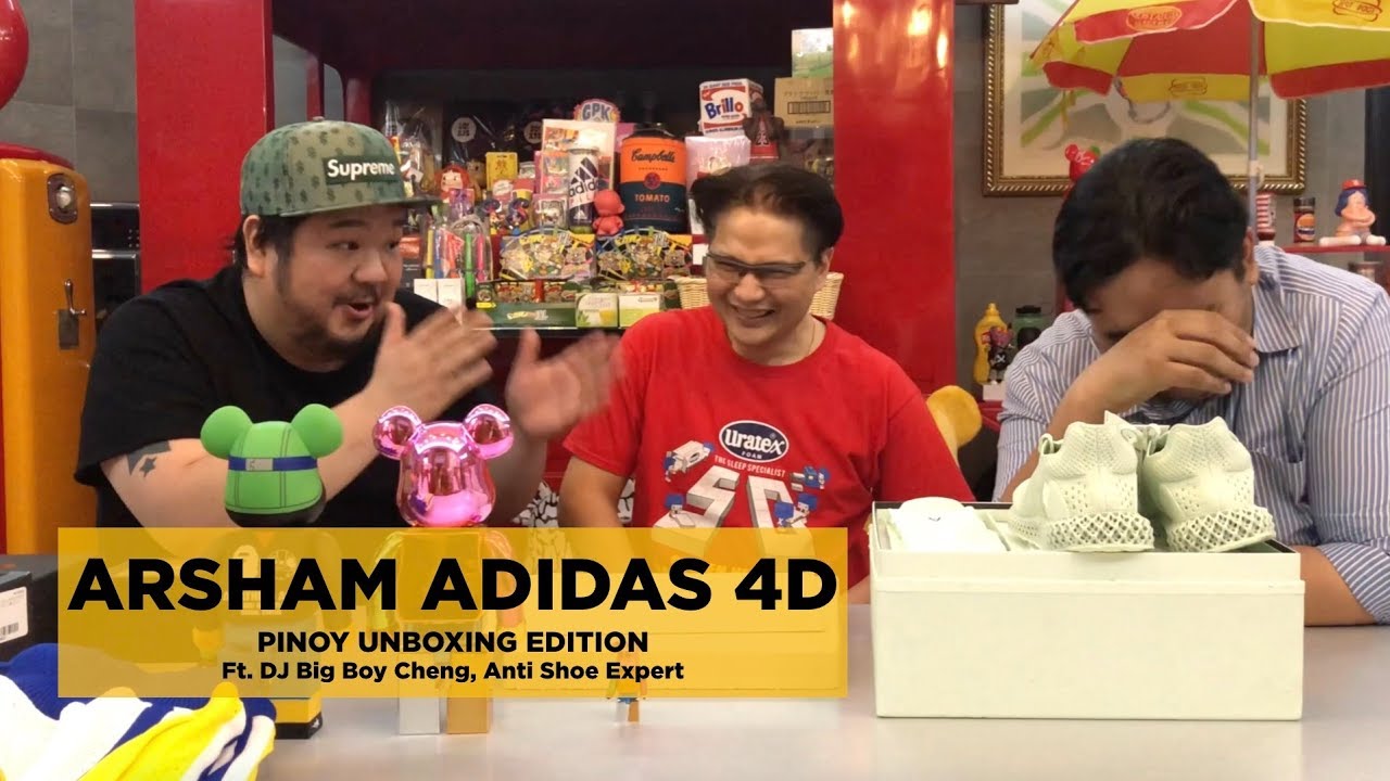 PINOY UNBOXING: DANIEL ARSHAM x ADIDAS 4D FUTURECRAFT (ft. DJ BIG BOY CHENG, ANTI-SHOE EXPERT)
