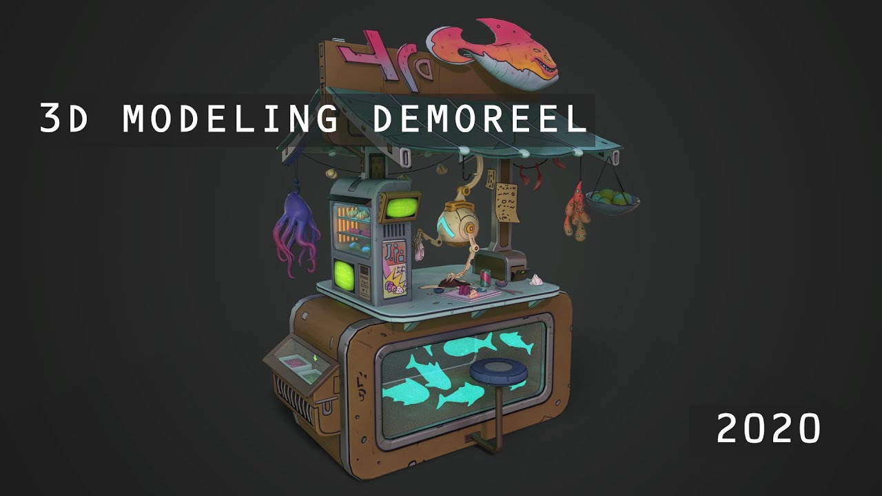 3D MODELING DEMO REEL 2020