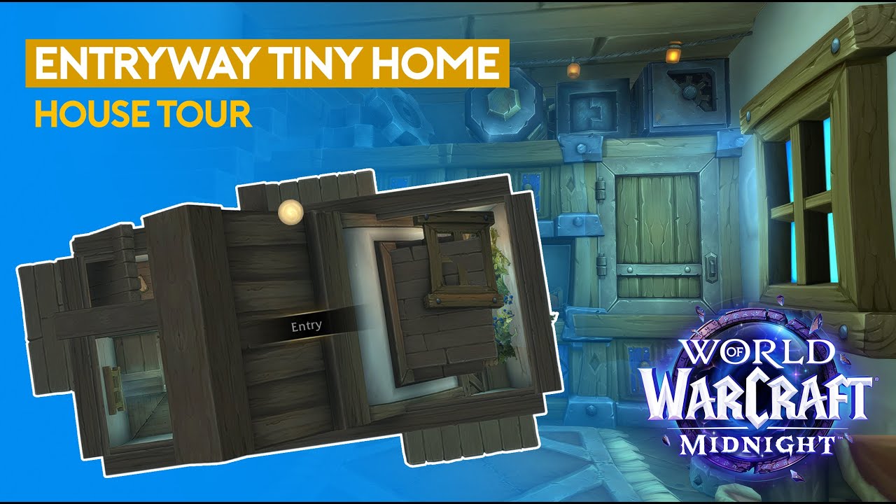 Entryway Tiny Home - WoW Player Housing Tour