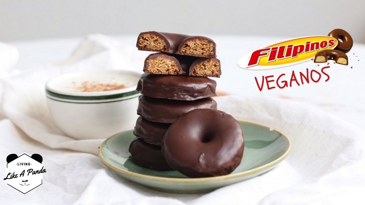 FILIPINOS VEGANOS de CHOCOLATE NEGRO | Living Like A Panda