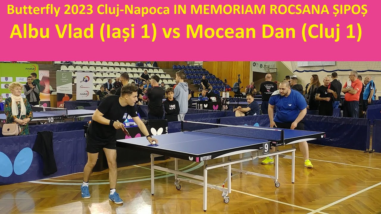 Albu Vlad (IS 1) vs Mocean Dan (CJ 1) |Elite |Butterfly 2023 Cluj-Napoca
