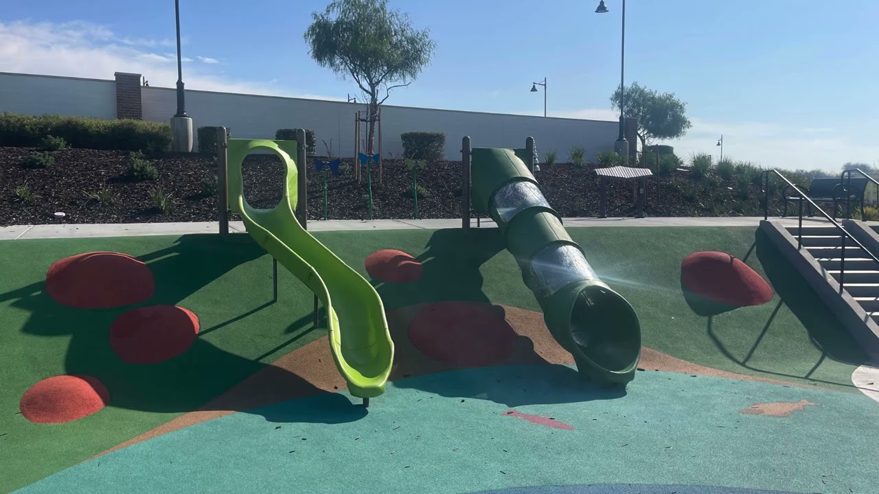 Best New Park In Lathrop - Lathrop Landing Community Park -Splash Pad, Public Restrooms, & More!