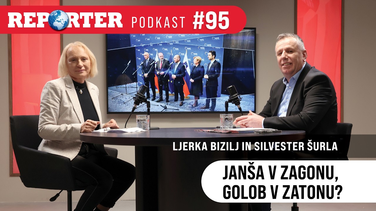 Reporter podkast #95: Janša v zagonu, Golob v zatonu?