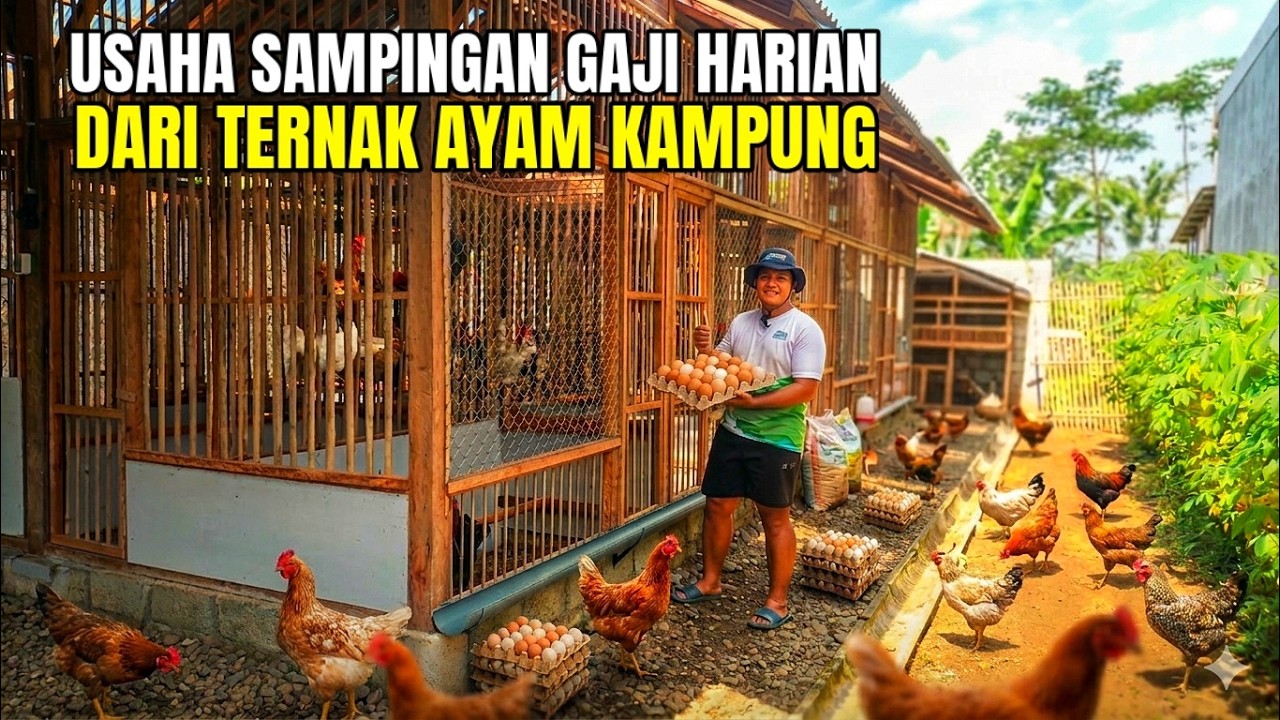 Sukses Ternak Ayam Kampung, Dari Usaha Sampingan Bisa Gaji Tiap Hari