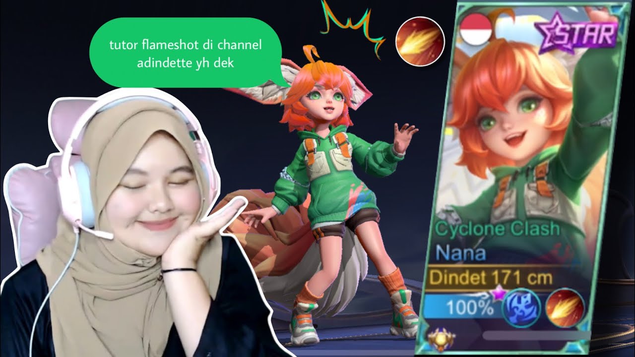 TUTOR NANA FLAMESHOT DI CHANNEL ADINDETTE !