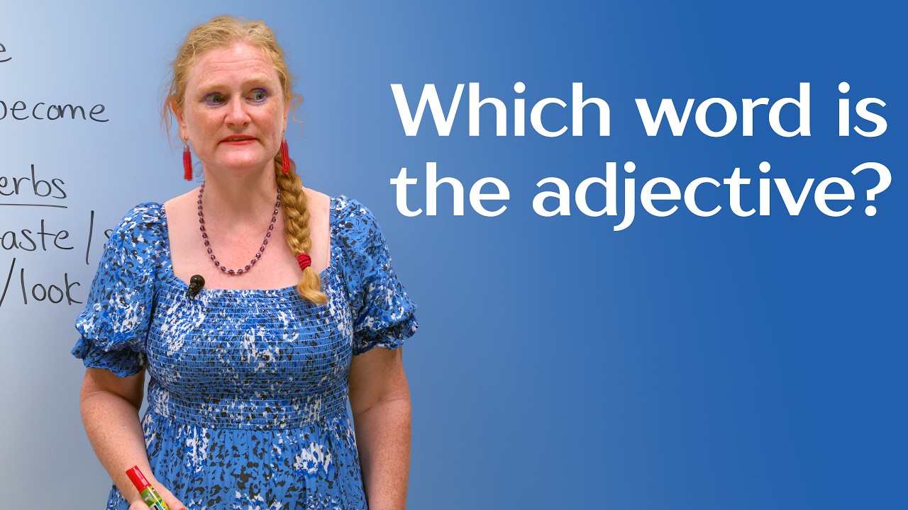 Is that word an ADJECTIVE? Use my grammar trick!