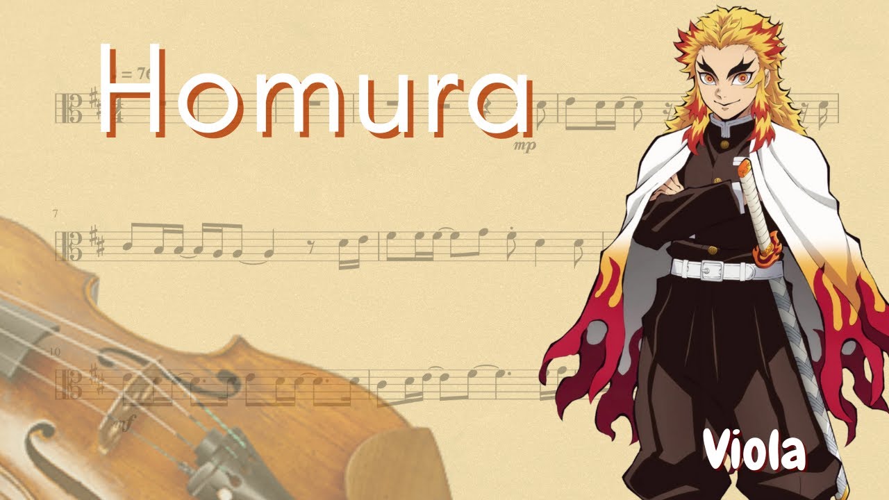 Kimetsu no Yaiba Movie Theme  –  Homura  (Viola)