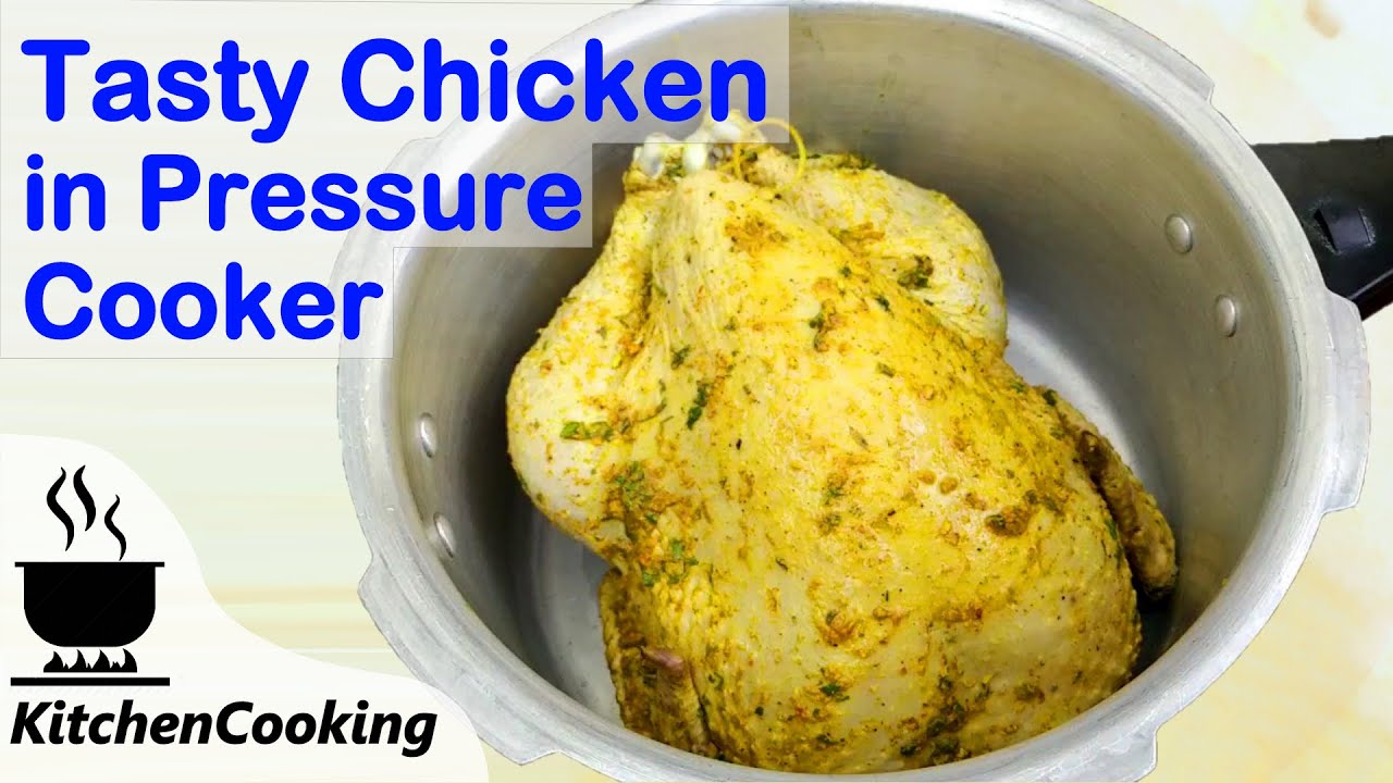 Delicious Whole Chicken Cooking in Pressure Cooker | Chicken Full Bird Recipe | KitchenCooking