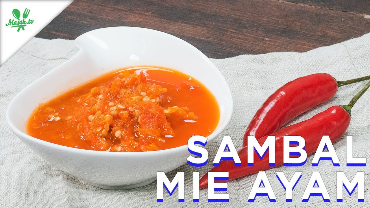 Resep Sambal Mie Ayam