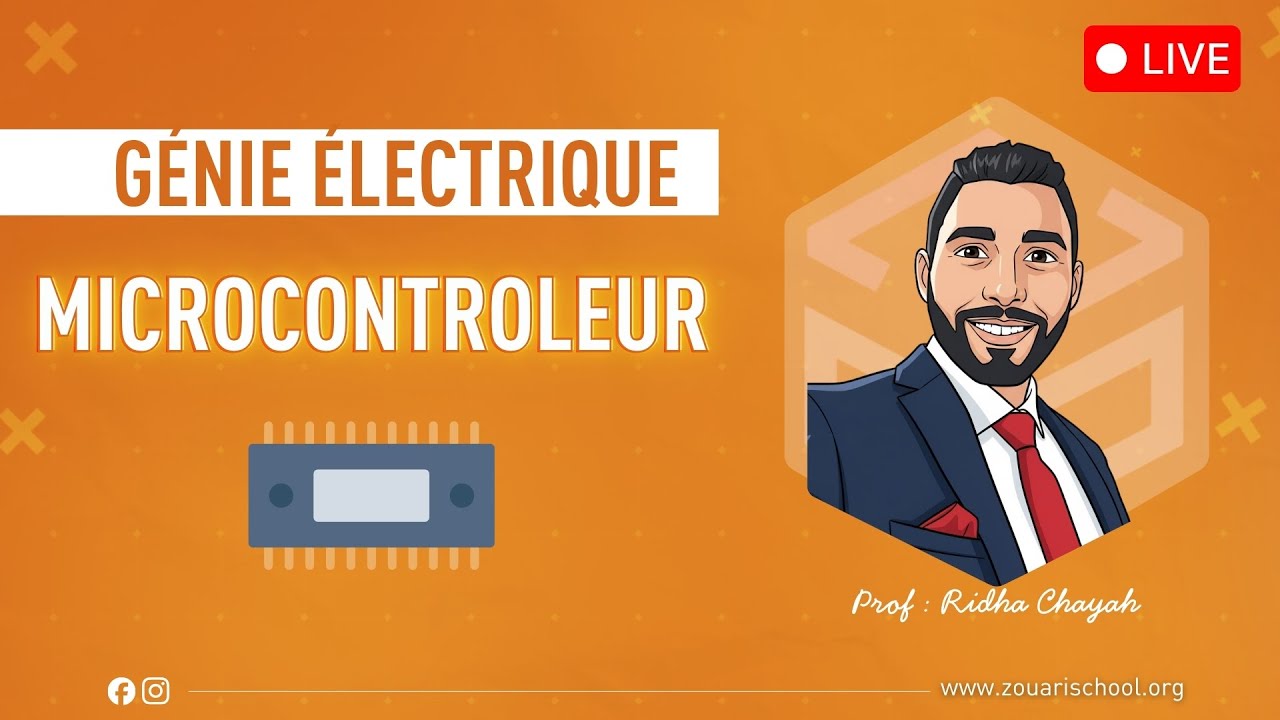 S&eacute;ance 1 electrique microcontroleur 3&eacute;me technique par Mr Ridha Chayah