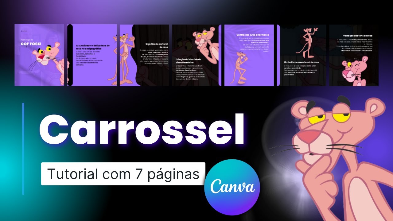 Como Fazer Post Carrossel no Canva - TUTORIAL CANVA