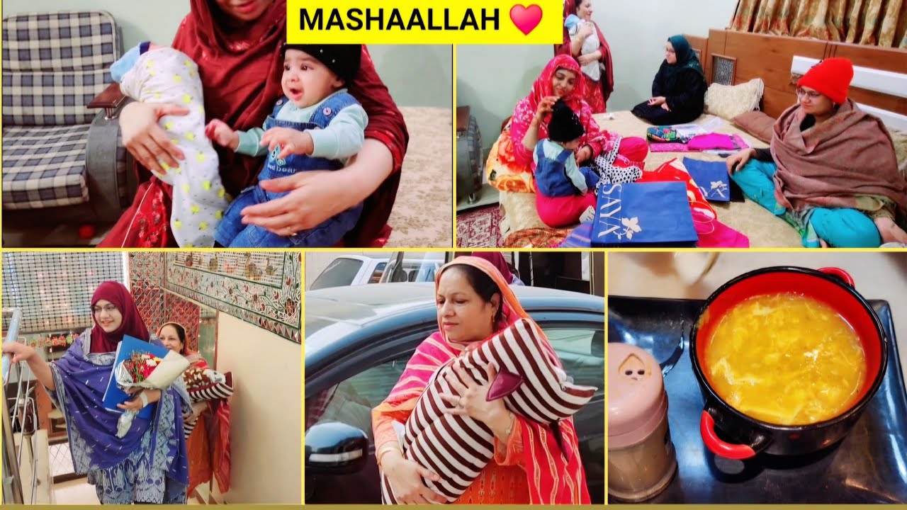 Welcome Home New Born Baby🩵Ghar Aate Hi Masroof Hogyi @CookingwithShabana ♥️♥️