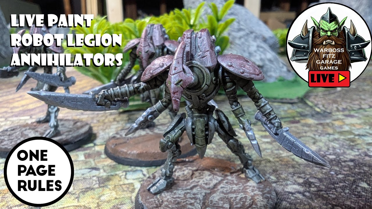 Paint Stream - Robot Legion Annihilators