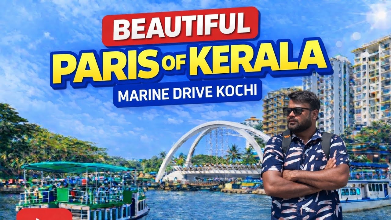 Kerala-வின் Paris 😱 | Marine Drive Kochi Full Vibes 🌊 | Tamil Vlog