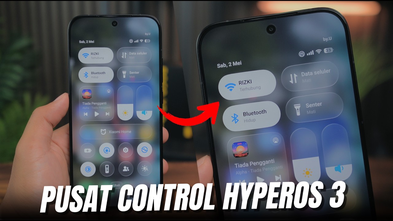 KERENN!! Aktifin Pusat Control IOS26 di Xiaomi, POCO HyperOS 3.0