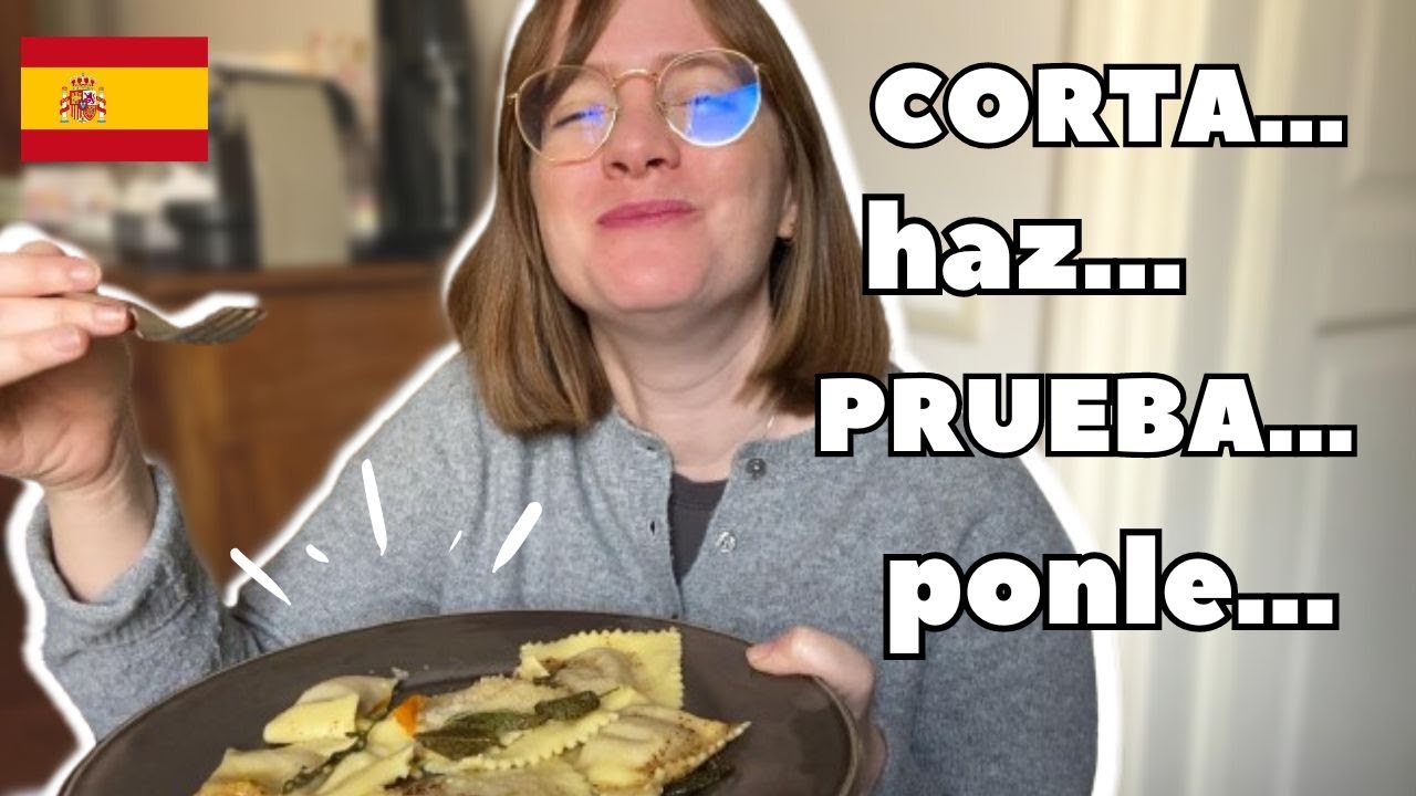 el imperativo en español - practicamos cocinando un plato italiano🍝 TORTELLI DI ZUCCA MANTOVANI😍