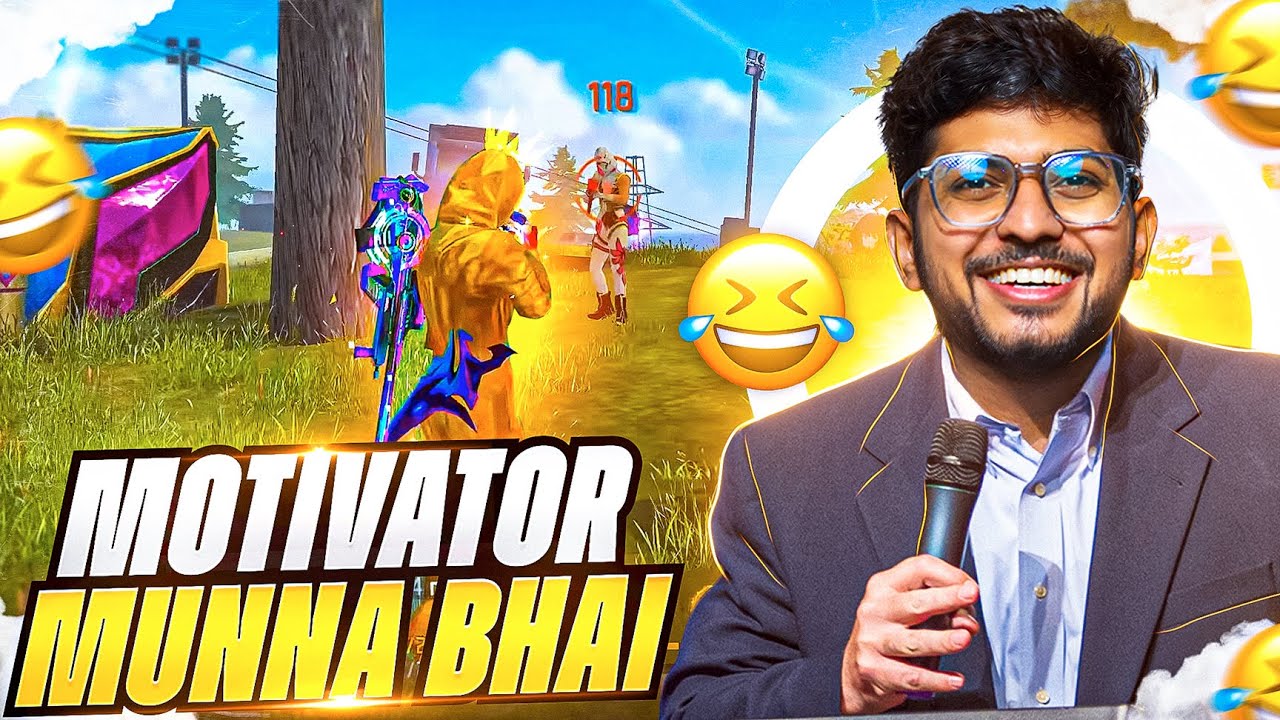 Munna Bhai As Best Motivation 😇 Motivational Funny Highlight 🤣 - Free Fire Telugu - TEAM MBG