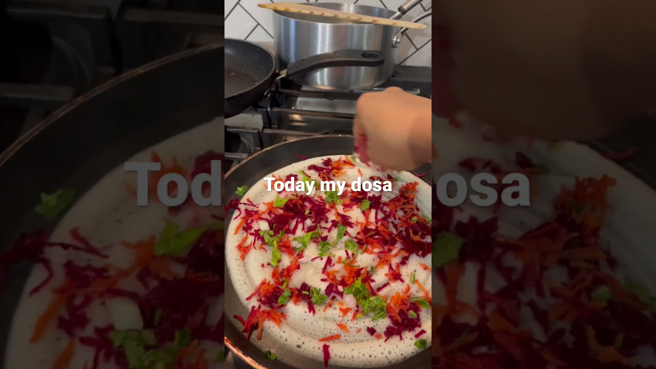 Vegetable dosa and mixed vegetable dosa and carrot beetroot mixed dosa # Homelifein- Canada