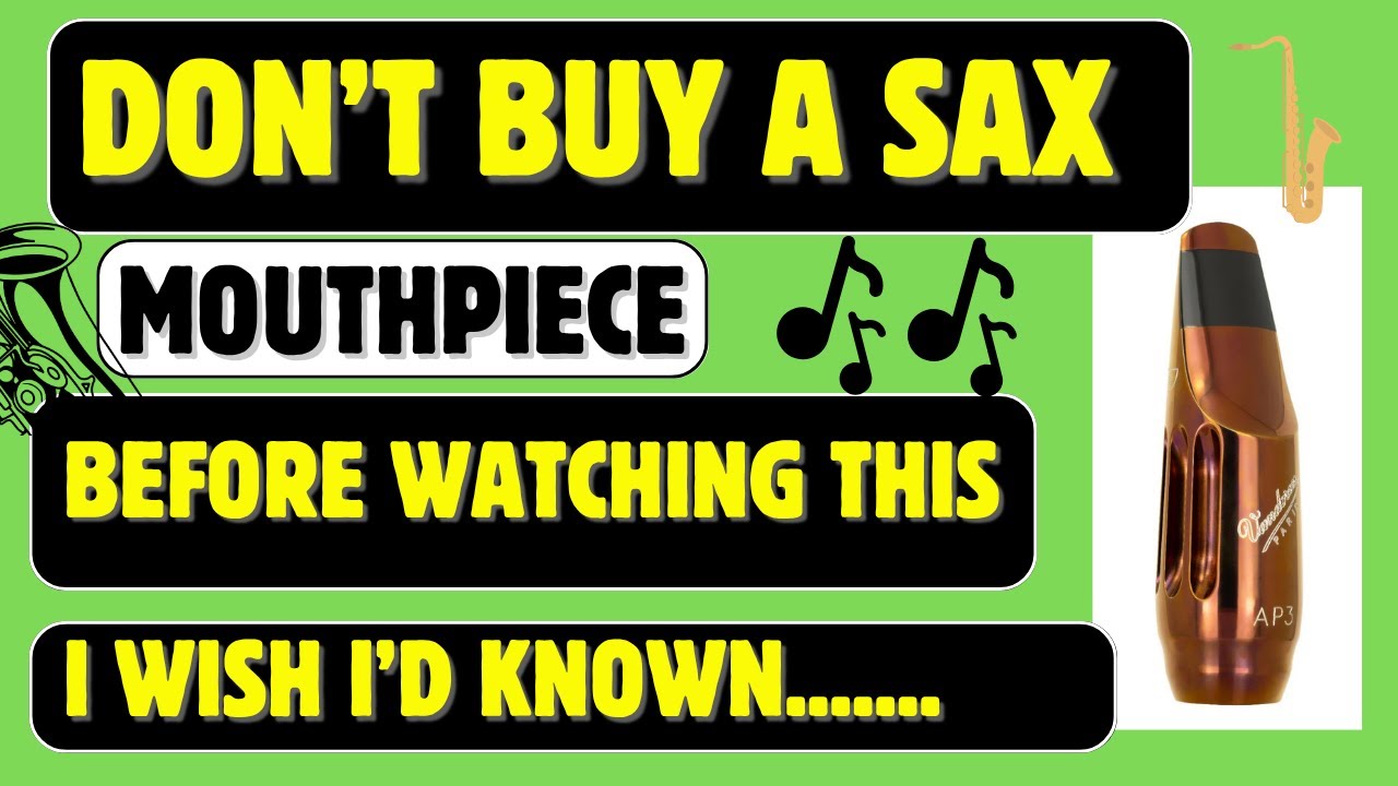 Saxophone Mouthpiece Masterclass: Everything You Need to Know Before You Buy  #saxophonelessons