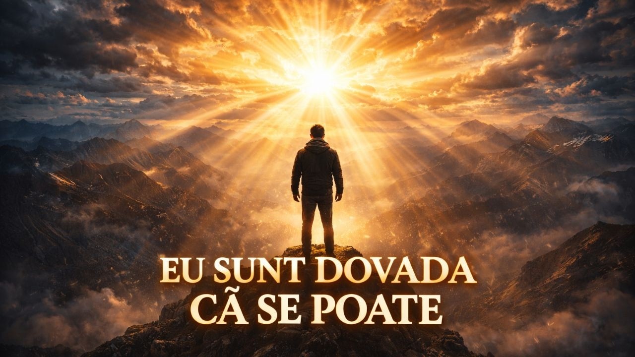 Eu sunt dovada că se poate – Cea mai puternică melodie motivațională