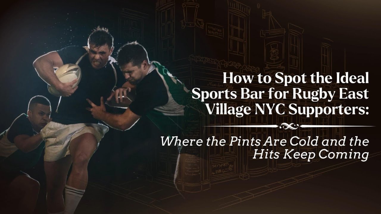 How to Spot the Sports Bar for Rugby East Village NYC: Where Pints Are Cold and the Hits Keep Coming