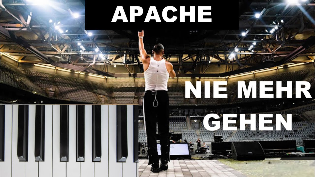 Apache 207 🔥 Nie mehr gehen 🔥 Piano Instrumental Cover