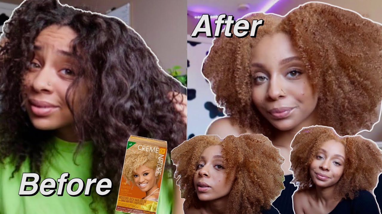 I Dyed My Natural Hair Blonde Without Bleach!!!