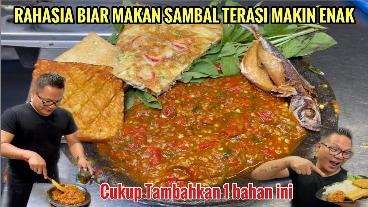 TERNYATA CUKUP DI TAMBAHKAN SATU BAHAN INI,SAMBAL TERASI TERASA JADI SEMAKIN ISTIMEWA RASA NYA..!!