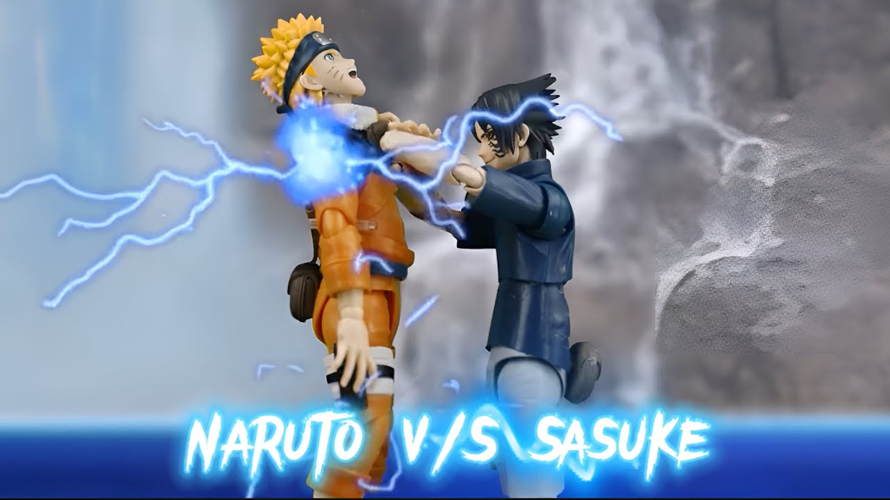 [Stop-motion Animation] Naruto vs. Sasuke #Naruto 