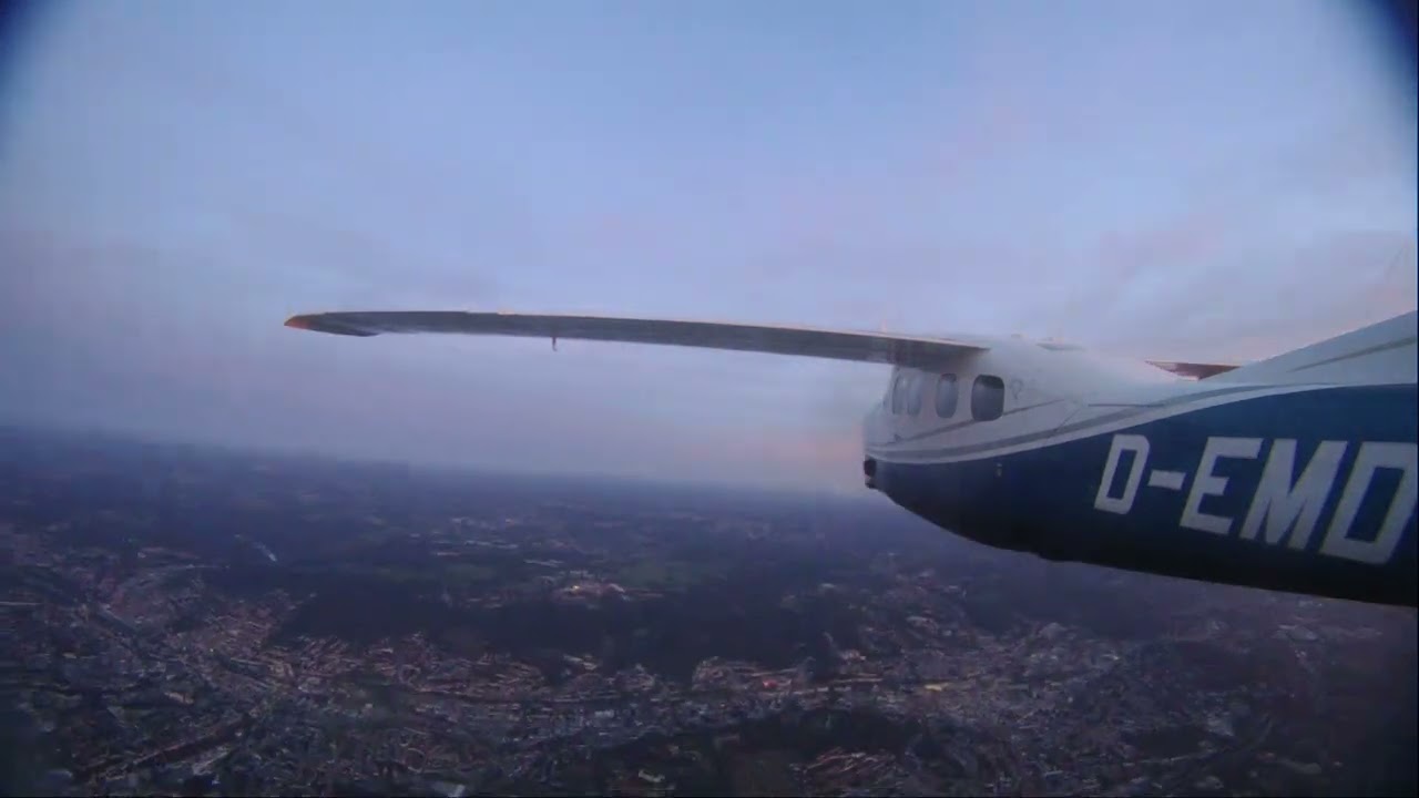 Evening Flight EDLE EDRY with a Cessna Silver Eagle