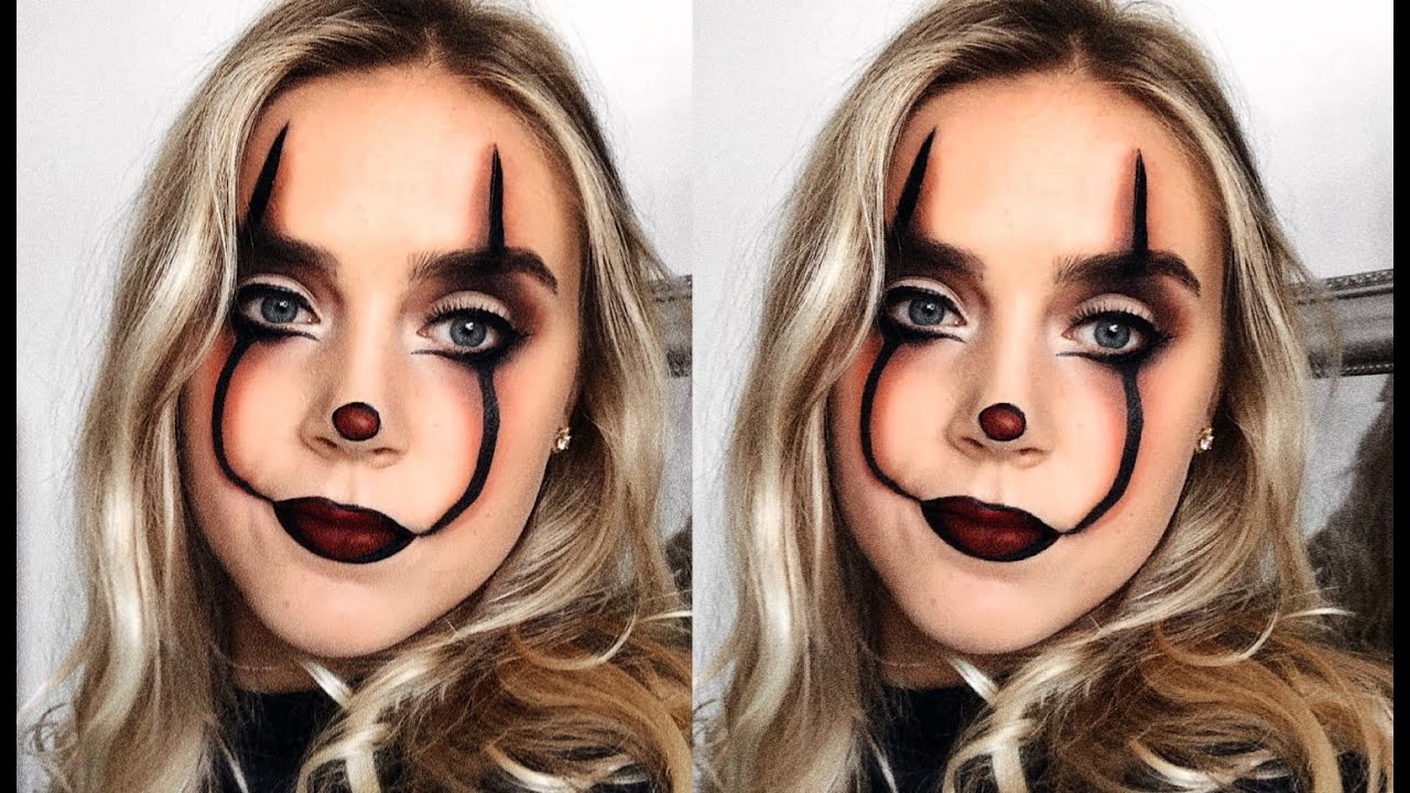 CLOWN HALLOWEEN MAKEUP🖤 | Natasha North