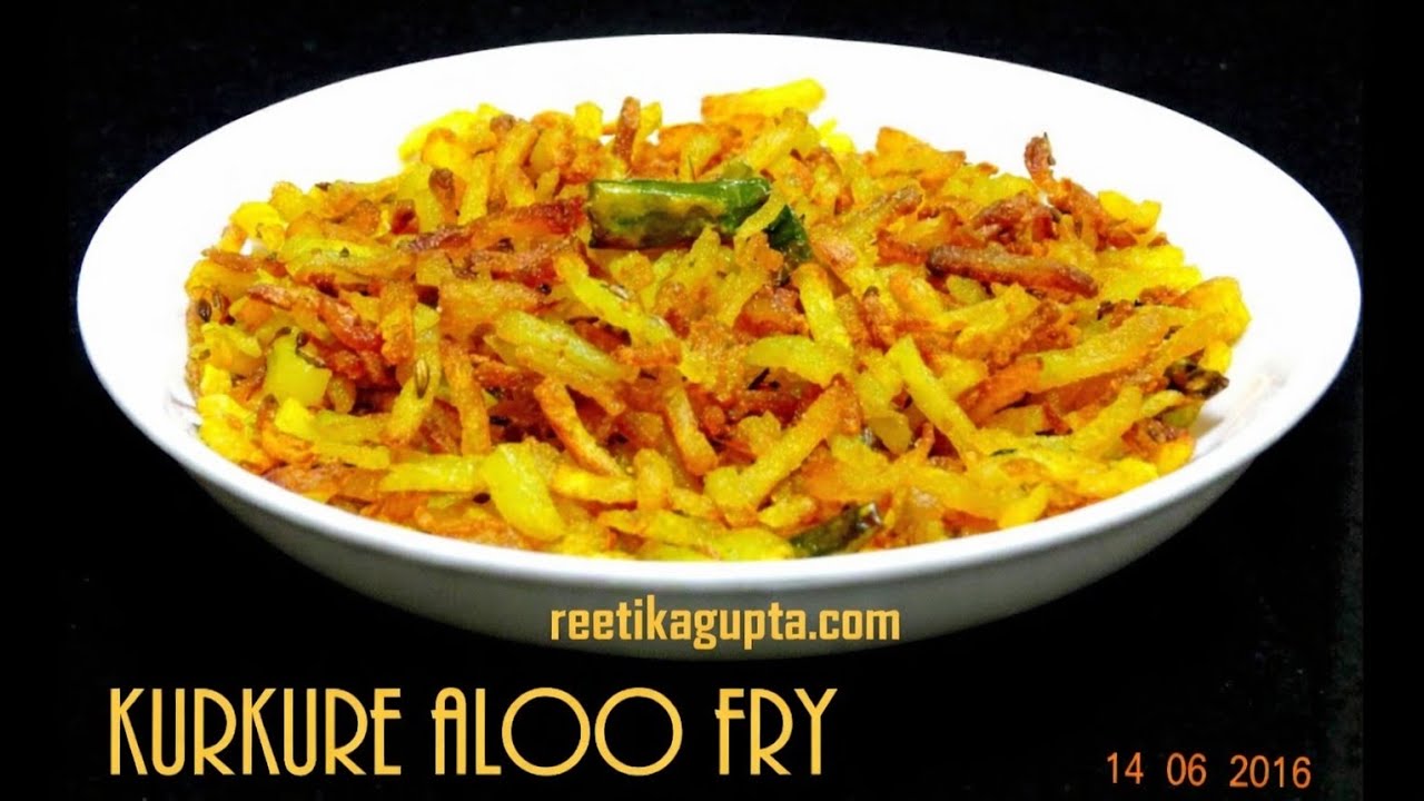 Kurkure Aloo Fry Recipe-Crispy Potato Fry-Easyand Quick  Aloo Fry-Simple Aloo Fry Recipe