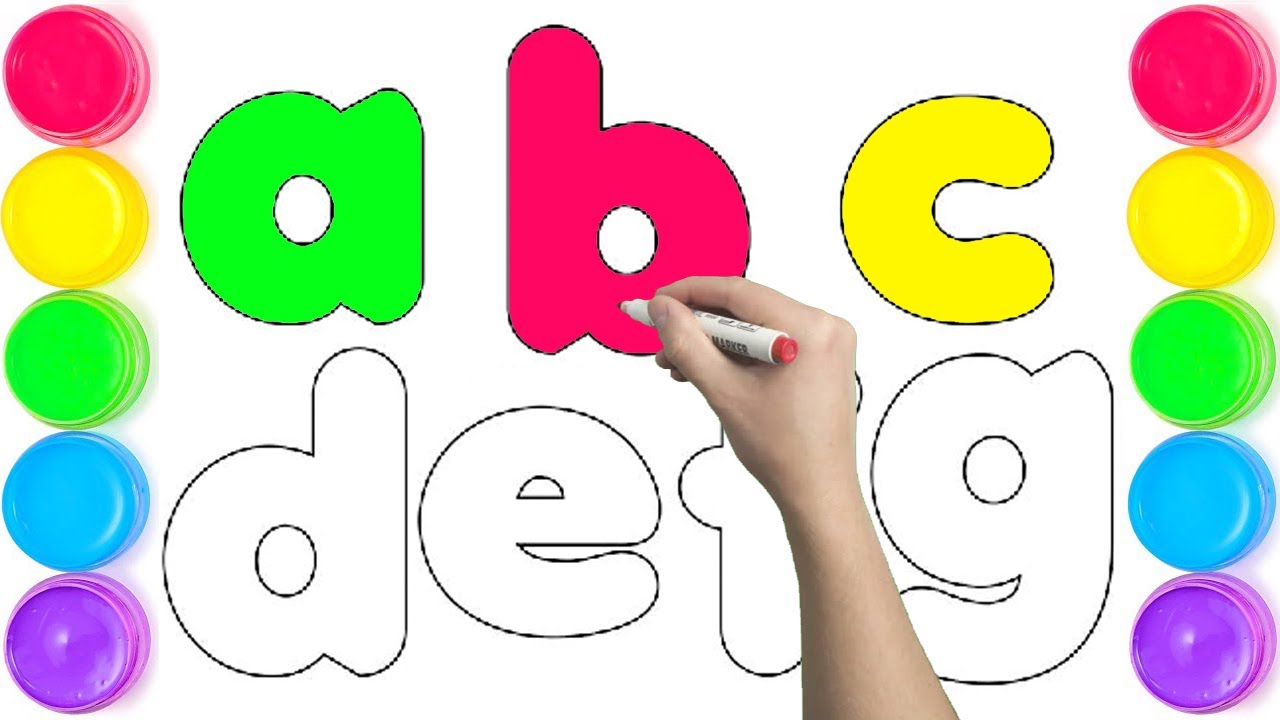 Learn How to Draw Alphabets abcdefg for Kids - Ks Art