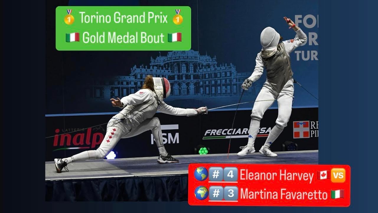 Torino Grand Prix 2025 SWF - GOLD - Eleanor Harvey CAN v Martina Favaretto ITA