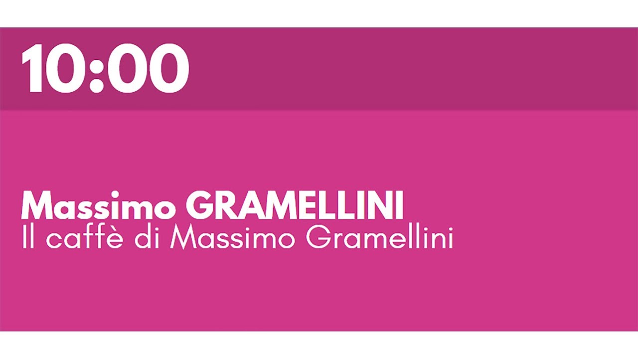 Massimo GRAMELLINI - Il caff&egrave; di Massimo Gramellini
