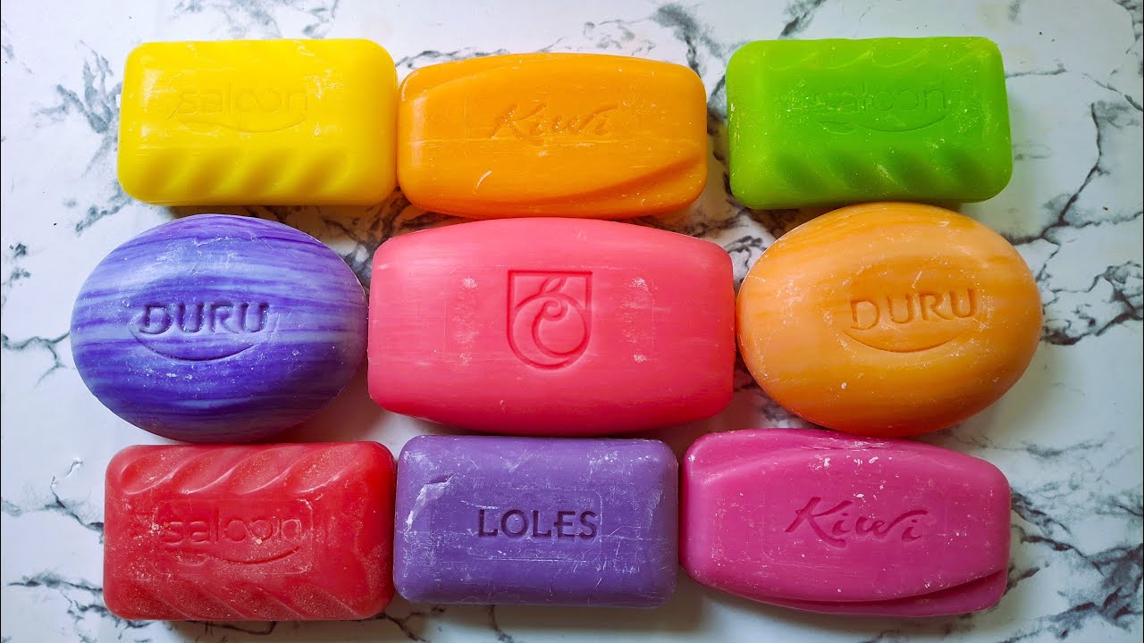 ASMR / Dry Colorful Soap Cutting / Dry Soap Caving / Резка сухого мыла.