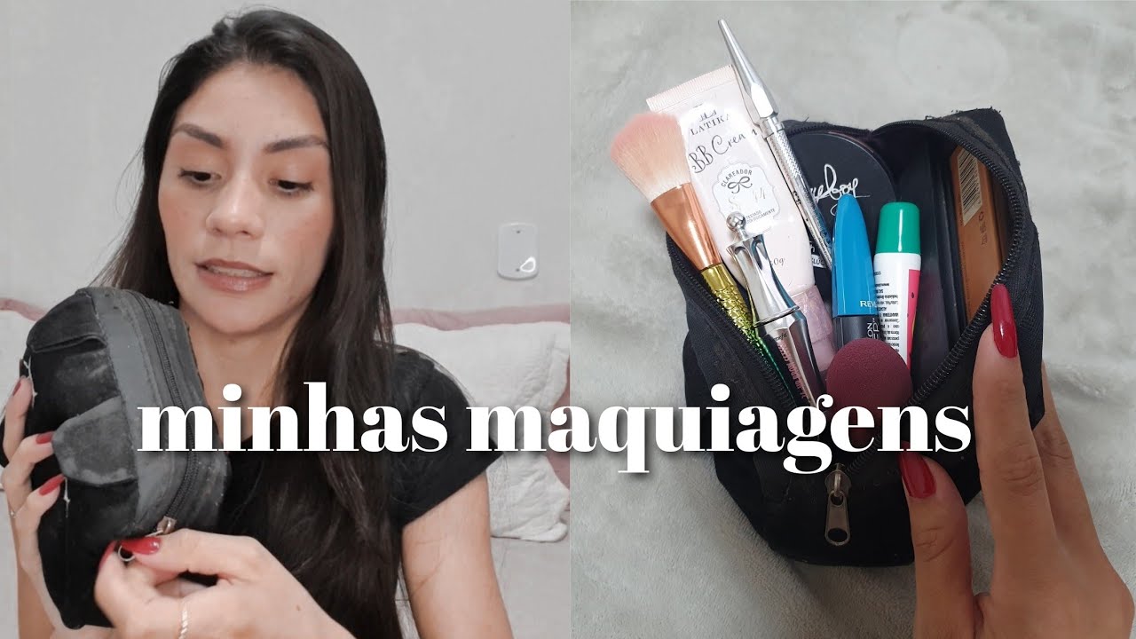 O QUE TEM NA MINHA NECESSAIRE DE MAQUIAGEM *quase todos meus produtos de makes | Nauanny Orlandini