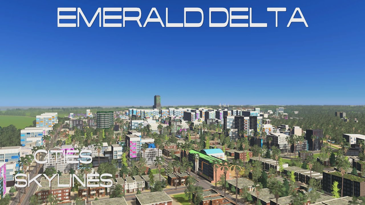 MEGA Medium Density City Build in Cities Skylines!