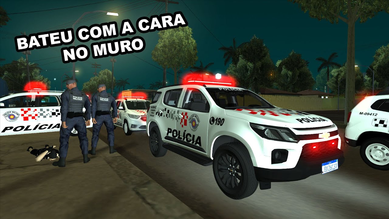 GTA SA - PMESP - Roubou, fugiu e bateu