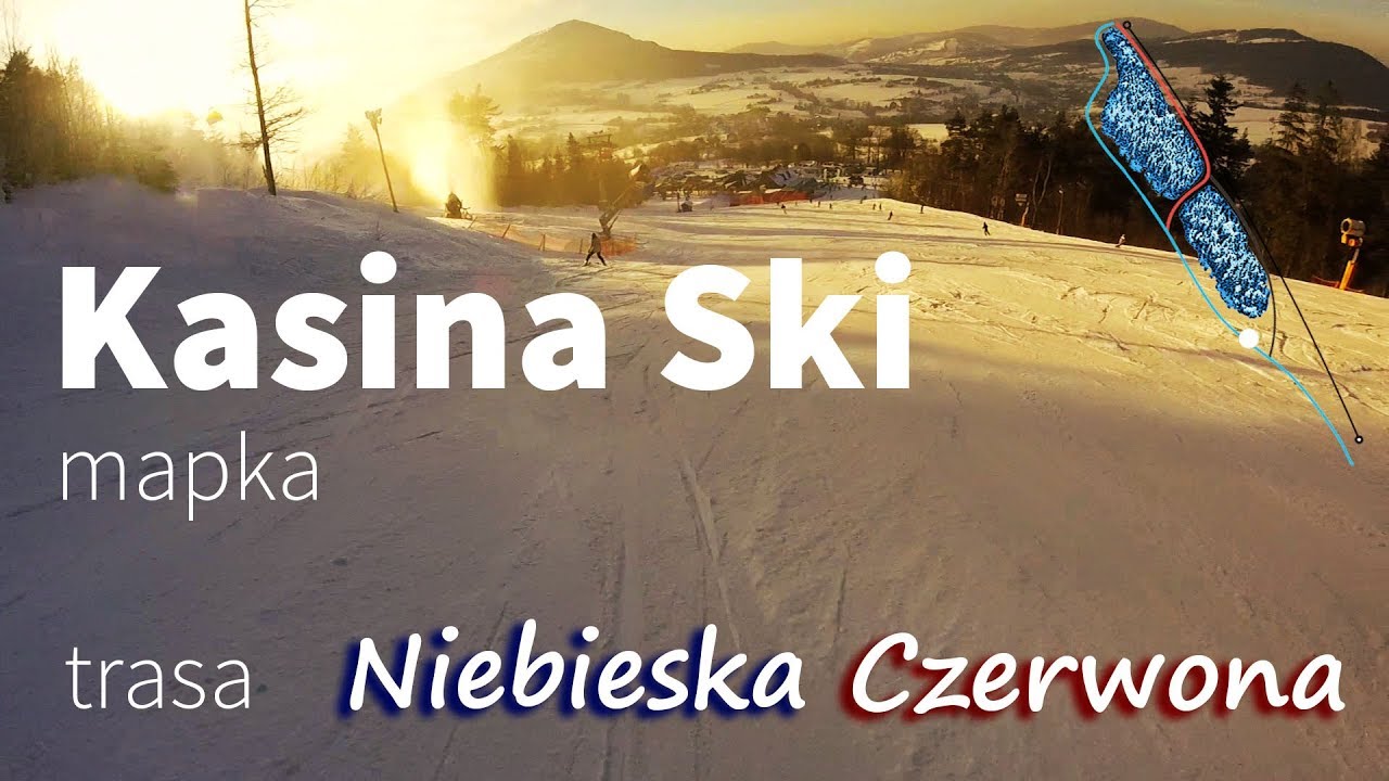 Kasina Ski :: wyjazd i zjazd : trasy mapka 2019