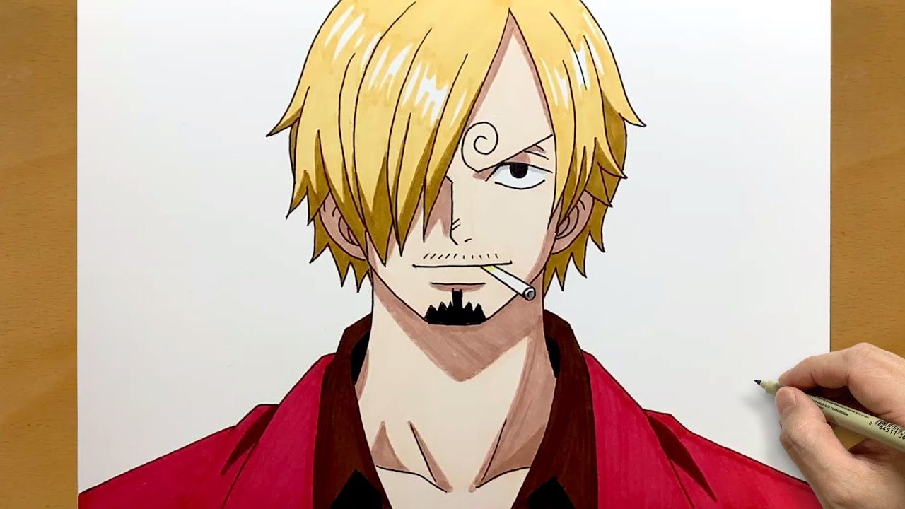 Как нарисовать Санджи из One Piece || Рисование аниме шаг за шагом || Простые аниме-арты