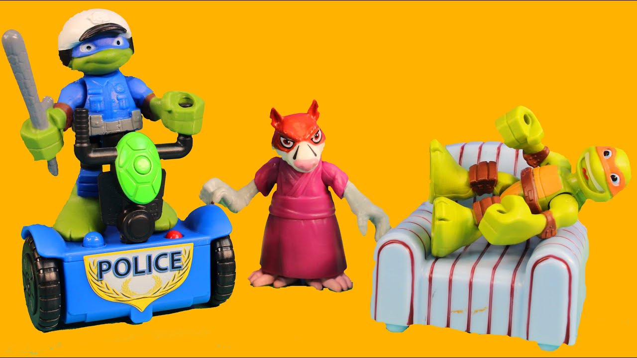 Teenage Mutant Ninja Turtles Leonardo Gets A Police Officer Job And Arrest Shredder