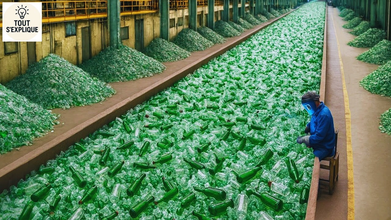 Comment c'est fait : Le Recyclage des Bouteilles en Verre, Plusieurs Millions de Bouteille par jour