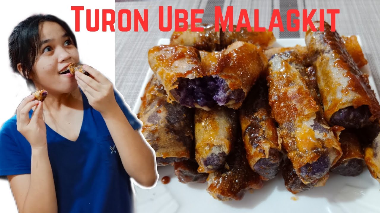 COOKING TURON MALAGKIT W/ UBE FLAVOR | ANNIE ROSE SIMBAJON