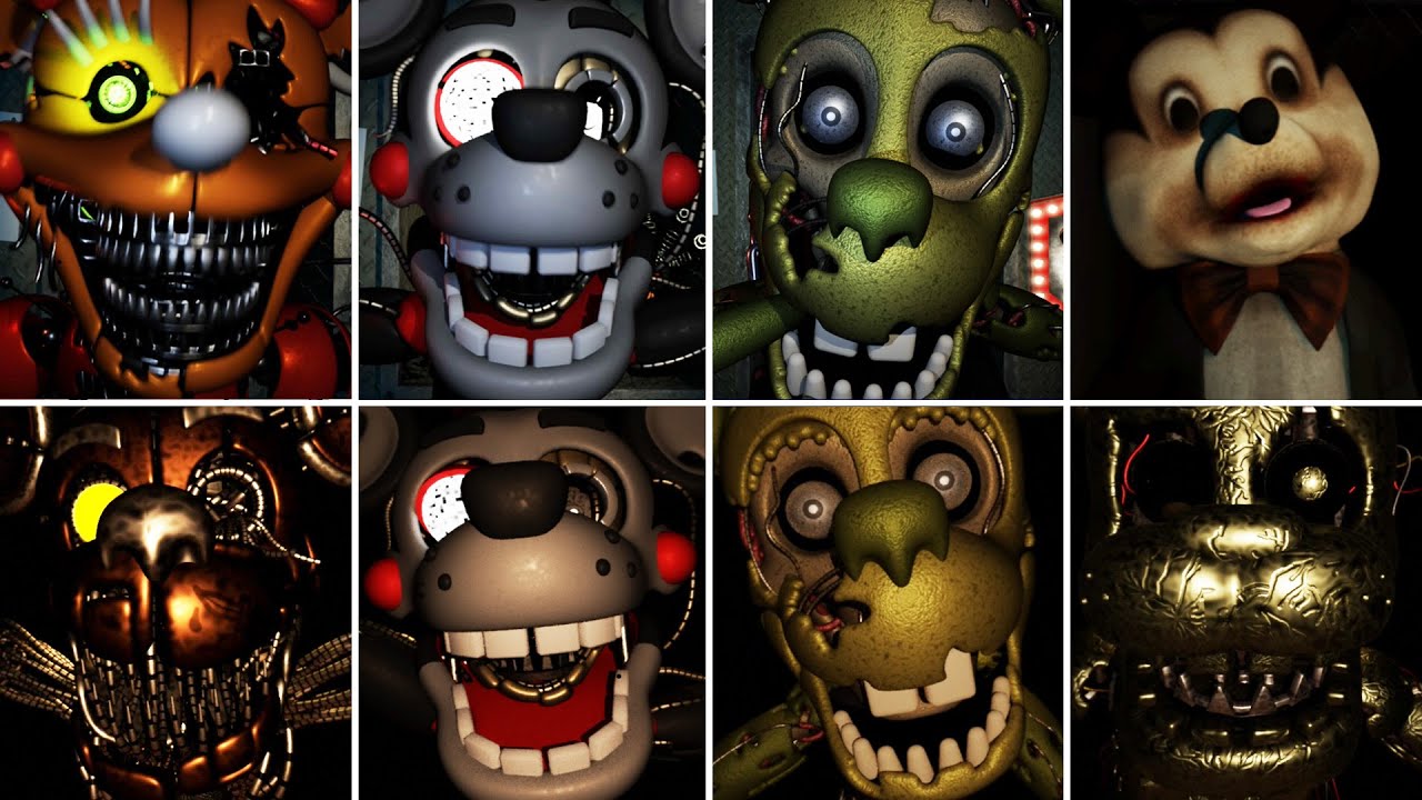 Nightmare Below Disney - All Jumpscares & Extras