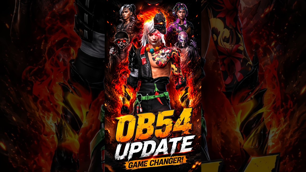 FREE FIRE OB54 UPDATE IS HERE 🔥 || #freefire #ob54 #freefireupdate #ffob54 #freefireindia #shorts