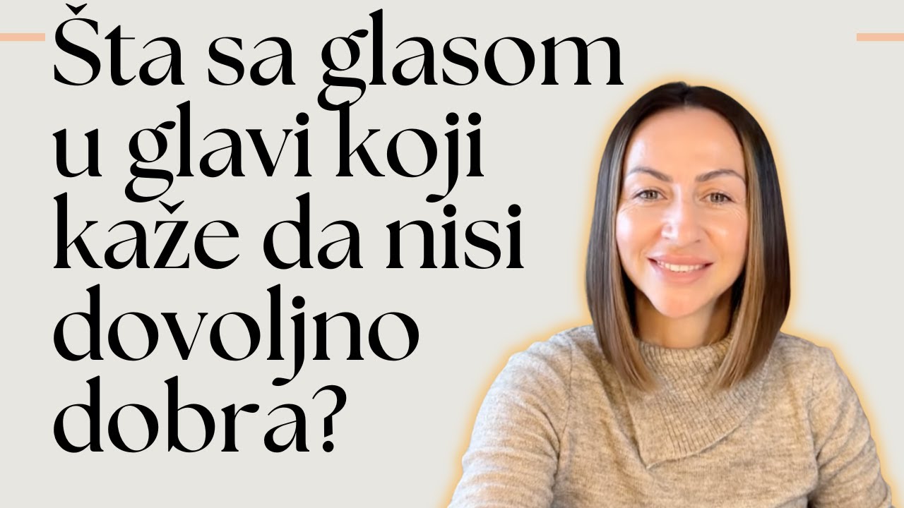 Kako nas unutarnji kritičar smanjuje i kako to zaustaviti?
