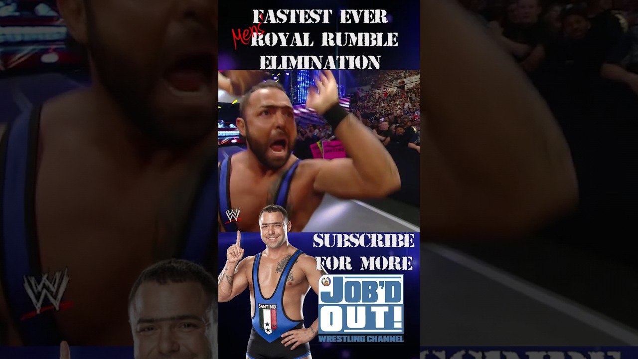 Santino Marella and the FASTEST elimination in Royal Rumble History